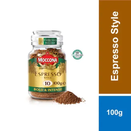 MOCCONA Classic Espresso Style Freeze Dried Instant Coffee Jar (100g)